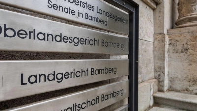 Außenansicht der Justizbehörden Bamberg. (Foto: Daniel Karmann/dpa)