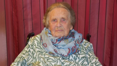 Edith Scheuermann kann auf 102 Jahre zurückblicken. (Foto: Werner Wenk)