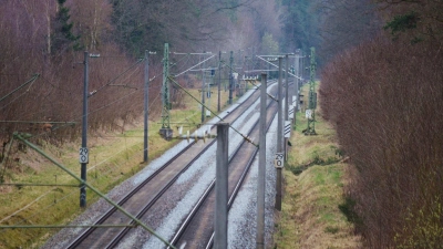 An diesem Streckenabschnitt zwischen Heilsbronn und Wicklesgreuth hat ein Bahn-Mitarbeiter die Leiche gefunden. (Foto: Johannes Hirschlach)