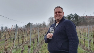 Stefan Eber ist neuer Vorsitzender des Weinbauvereins Ipsheim. (Foto: Anna Franck)