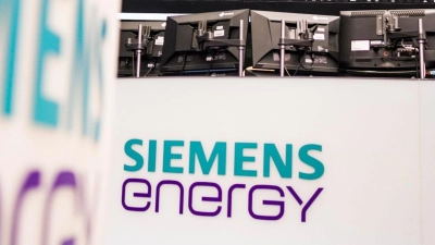 Das Logo von „Siemens Energy” ist zu sehen. (Foto: Frank Rumpenhorst/dpa/Symbolbild)