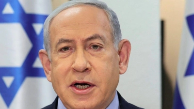 Israels Ministerpräsident Benjamin Netanjahu hält an seinem Kurs fest. (Foto: Abir Sultan/AP/dpa)