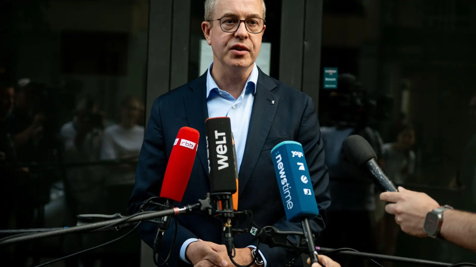 Finanzsenator Stefan Evers soll CDU-Spitzenkandidat in Berlin werden. (Archivfoto) (Foto: Fabian Sommer/dpa)