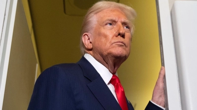 US-Präsident Donald Trump fordert die Abschaffung der sogenannten Filibuster-Regel. (Foto: Mark Schiefelbein/AP/dpa)