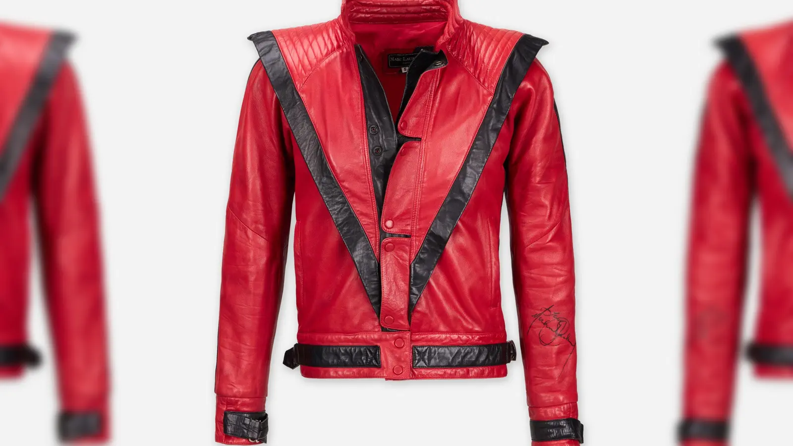 Die ikonische „Thriller“-Jacke könnte einen Rekordpreis erzielen. (Handout)  (Foto: ---/Courtesy of Julien's Auctions/dpa)