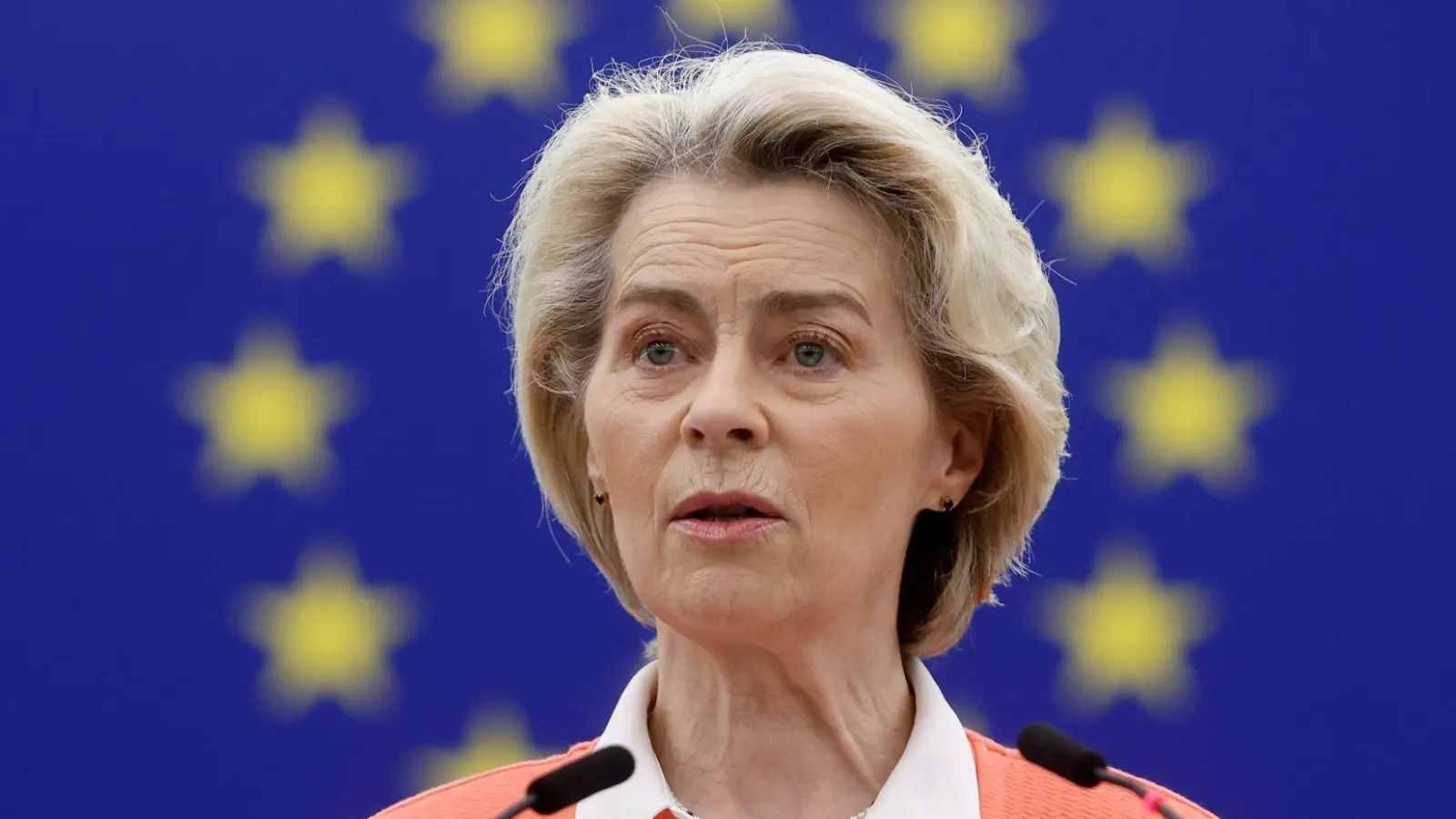 Die EU-Kommission will nach Angaben von Kommissionspräsidentin Ursula von der Leyen höhere Zölle auf russisches Getreide vorbereiten. (Foto: Jean-Francois Badias/AP/dpa)