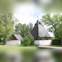 Die Dreieinigkeitskirche in Obereichenbach wird 60 Jahre alt. Gottesdienste gibt es an hohen kirchlichen Feiertagen. Die rumänisch-orthodoxe Gemeinde nutzt die Kirche regelmäßig. (Foto: Alexander Biernoth)