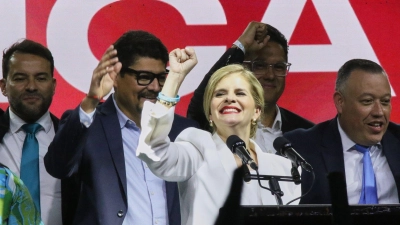 Laura Fernández war als klare Favoritin ins Rennen gegangen.  (Foto: Carlos Borbon/AP/dpa)