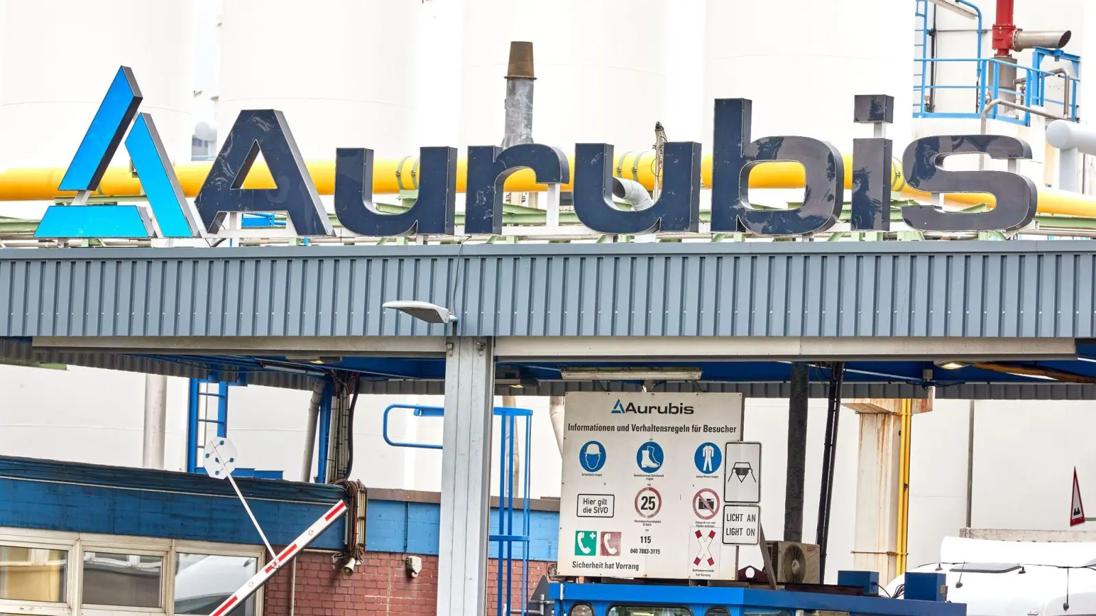 Beim Recyclingspezialisten Aurubis in Hamburg ist es erneut zu Metall-Diebstählen gekommen. (Foto: Georg Wendt/dpa)