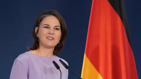 Außenministerin Annalena Baerbock (Bündnis 90/Die Grünen) (Foto: Marcus Brandt/dpa)
