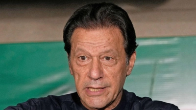 Pakistans Ex-Premier Imran Khan ist Vorsitzender der Oppositionspartei PTI. (Foto: K.M. Chaudary/AP/dpa)