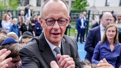 Merz löste mit einem Aufruf an die SPD zu mehr Kompromissbereitschaft Unmut beim Koalitionspartner aus.  (Foto: Kay Nietfeld/dpa-Pool/dpa)