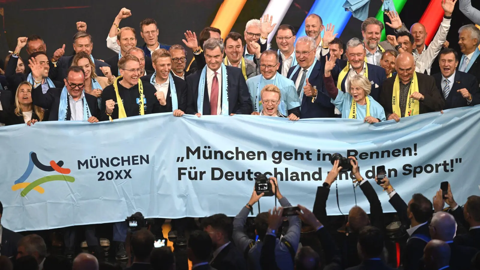 München will sich für Olympia bewerben. (Foto: Marijan Murat/dpa)