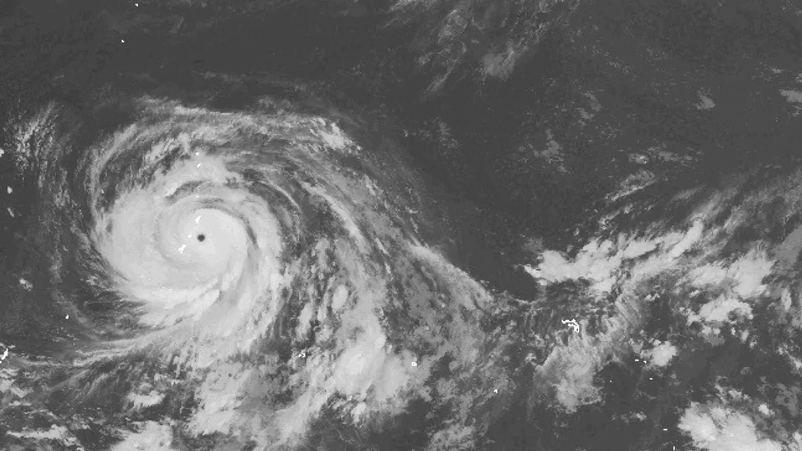 Ein Satellitenbild zeigt Supertaifun „Bavi“. (Foto: Uncredited/NOAA/AP/dpa)