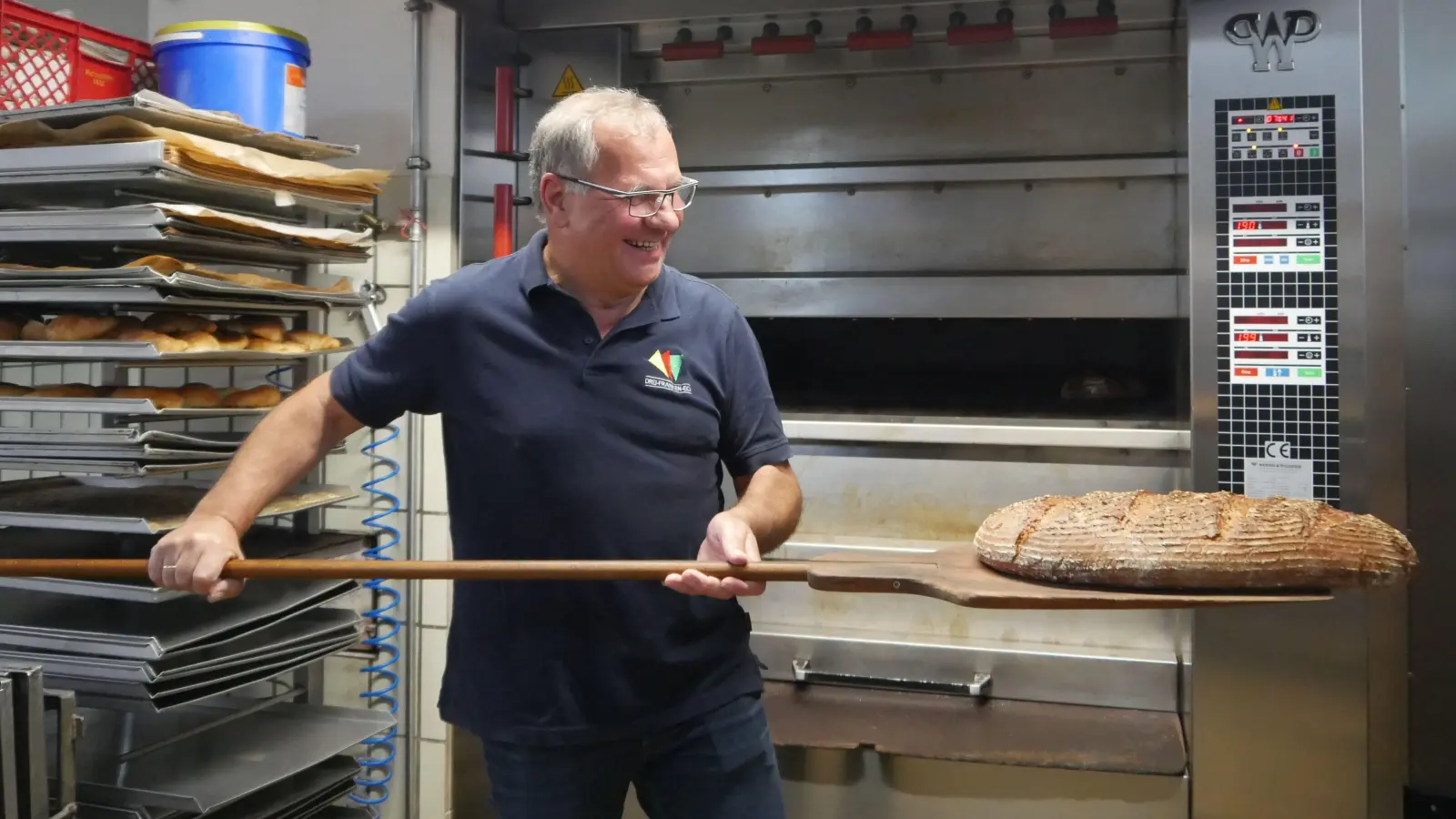 Zum Glück mal keine kleinen Brötchen backen durften Armin Luther (Foto) und seine Drei-Franken-Eck-Amtskollegen. (Foto: him)