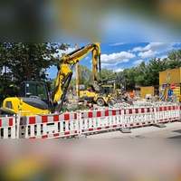 Bei den gerade laufenden Arbeiten für ein Schöpfwerk zwischen Voggenmühle und Kasernendamm gilt noch der Beteiligungssatz der Stadt von 35 Prozent. (Foto: Florian Schwab)