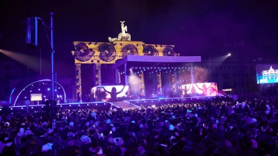 Silvester 2024 am Brandenburger Tor. (Archivbild) (Foto: Joerg Carstensen/dpa)