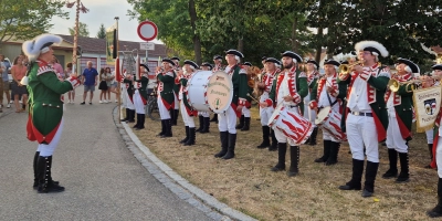Zur Eröffnung der Kirchweih in Schnelldorf spielt wieder der Spielmannszug Feuchtwangen. (Foto: Friedrich Strohmeier)