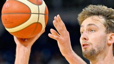 Franz Wagner und die deutschen Basketballer haben auch den zweiten EM-Test gewonnen. (Foto: Uwe Anspach/dpa)