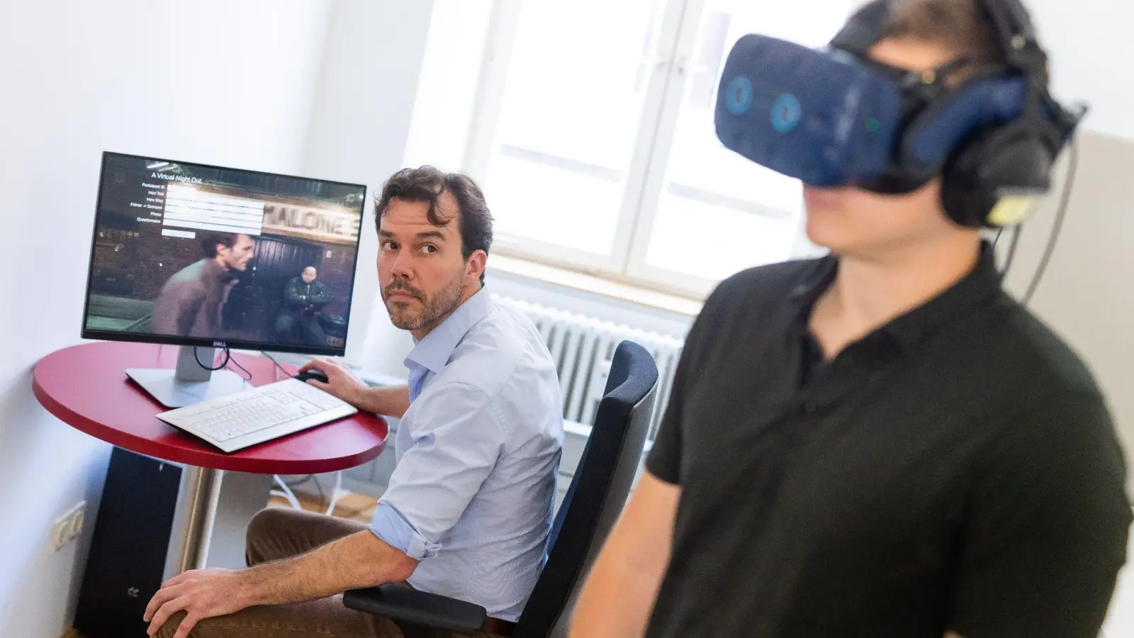 Das „MAXLab Freiburg“ ist das erste eigenständige kriminologische Forschungslabor weltweit, in dem Forschungsstudien und Experimente mit Virtual Reality und anderen neuen Technologien durchgeführt werden sollen. (Foto: Philipp von Ditfurth/dpa)