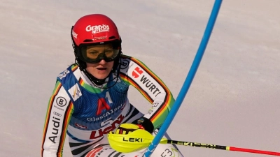 Lena Dürr belegte beim Slalom in Lienz den zweiten Platz. (Foto: Piermarco Tacca/AP/dpa)