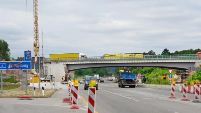 Seit Mai 2021 wird im Bereich der Anschlussstelle Ansbach der A6 gebaut. Jetzt nähert sich die Maßnahme ihrem Ende. (Archivbild: Jim Albright)