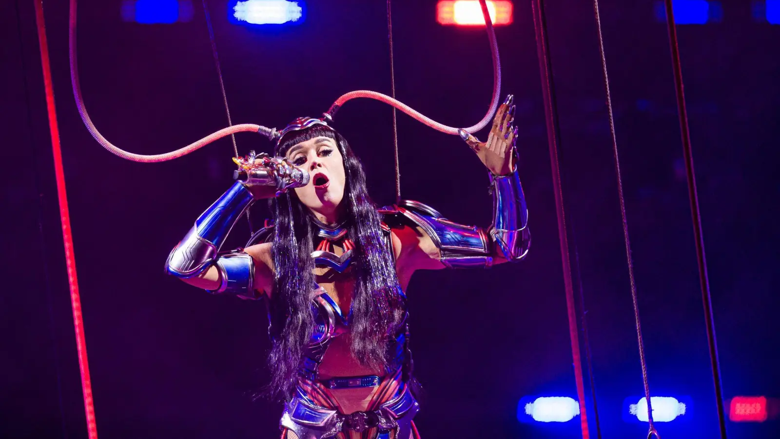 Vier Konzerte der Sängerin sind in Deutschland geplant, nach Perrys Auftritt in Hannovers ZAG-Arena sollen Auftritte in Berlin (21. Oktober), Köln (23. Oktober) und München (31. Oktober) folgen.  (Foto: Moritz Frankenberg/dpa)