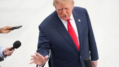 Wettert gegen den ukrainischen Präsidenten: Donald Trump. (Foto: Nathan Howard/AP/dpa)