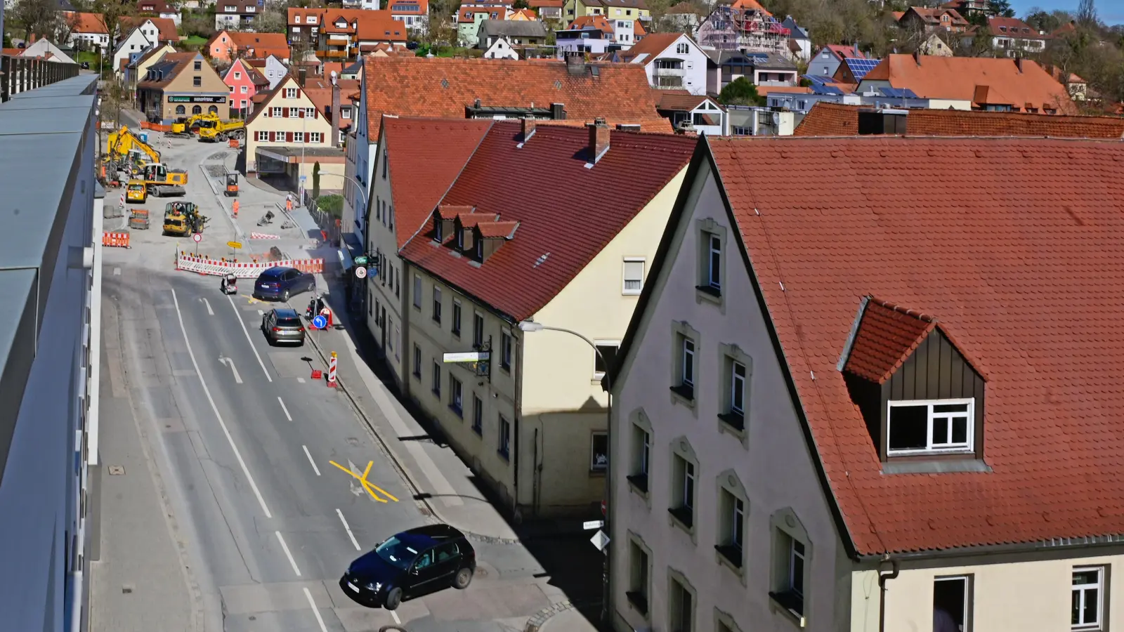 Ab Montag ist die Schloßstraße ab der Bauhofstraße gesperrt. Der Verkehr wird umgeleitet. (Foto: Jim Albright)