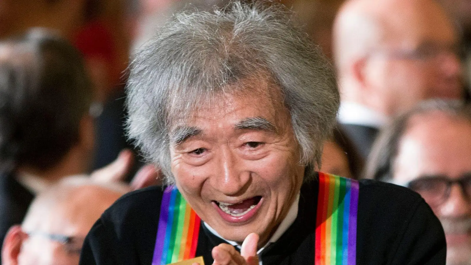 Der japanishe Dirigent Seiji Ozawa starb im Alter von 88 Jahren. (Foto: Andrew Harnik/AP/dpa)
