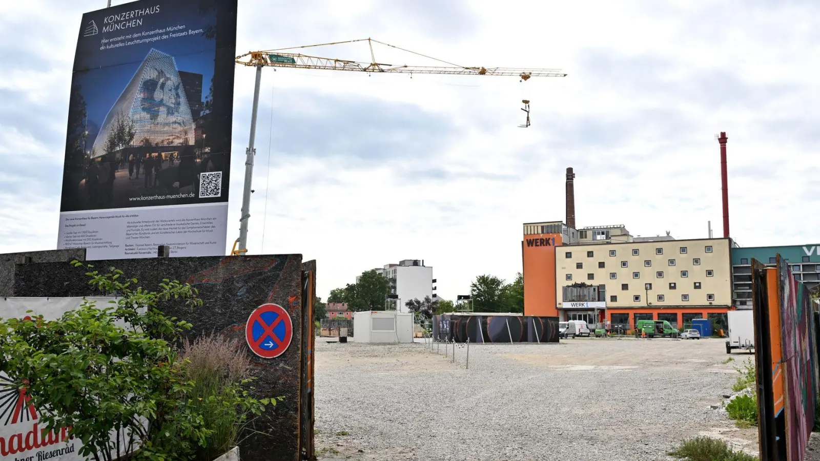 Hier soll irgendwann das neue Münchner Konzerthaus seinen Platz haben. (Archivbild) (Foto: Peter Kneffel/dpa)