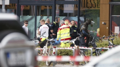 Glücklicherweise sei niemand größer zu Schaden gekommen, erklärte ein Polizeisprecher. (Foto: Carsten Koall/dpa)