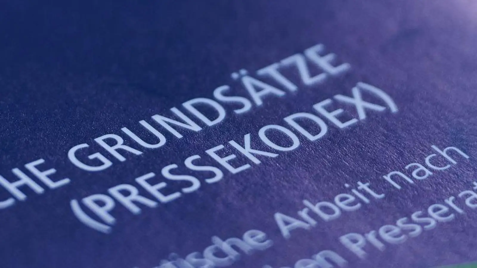 Der Deutsche Presserat ist nach einer Entscheidung in Bayern besorgt. (Symbolbild) (Foto: Annette Riedl/dpa)