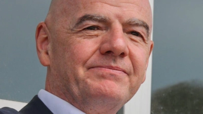 Der schwer in die Kritik geratene FIFA-Boss Gianni Infantino. (Archivbild) (Foto: Riza Ozel/AP/dpa)