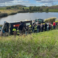 Am Schopfensee fanden praktische Vorführungen statt. (Foto: Kreisfeuerwehrverband)