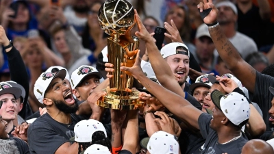 Die New York Knicks sind NBA-Chamion. (Foto: Darren Abate/FR115 AP/AP/dpa)
