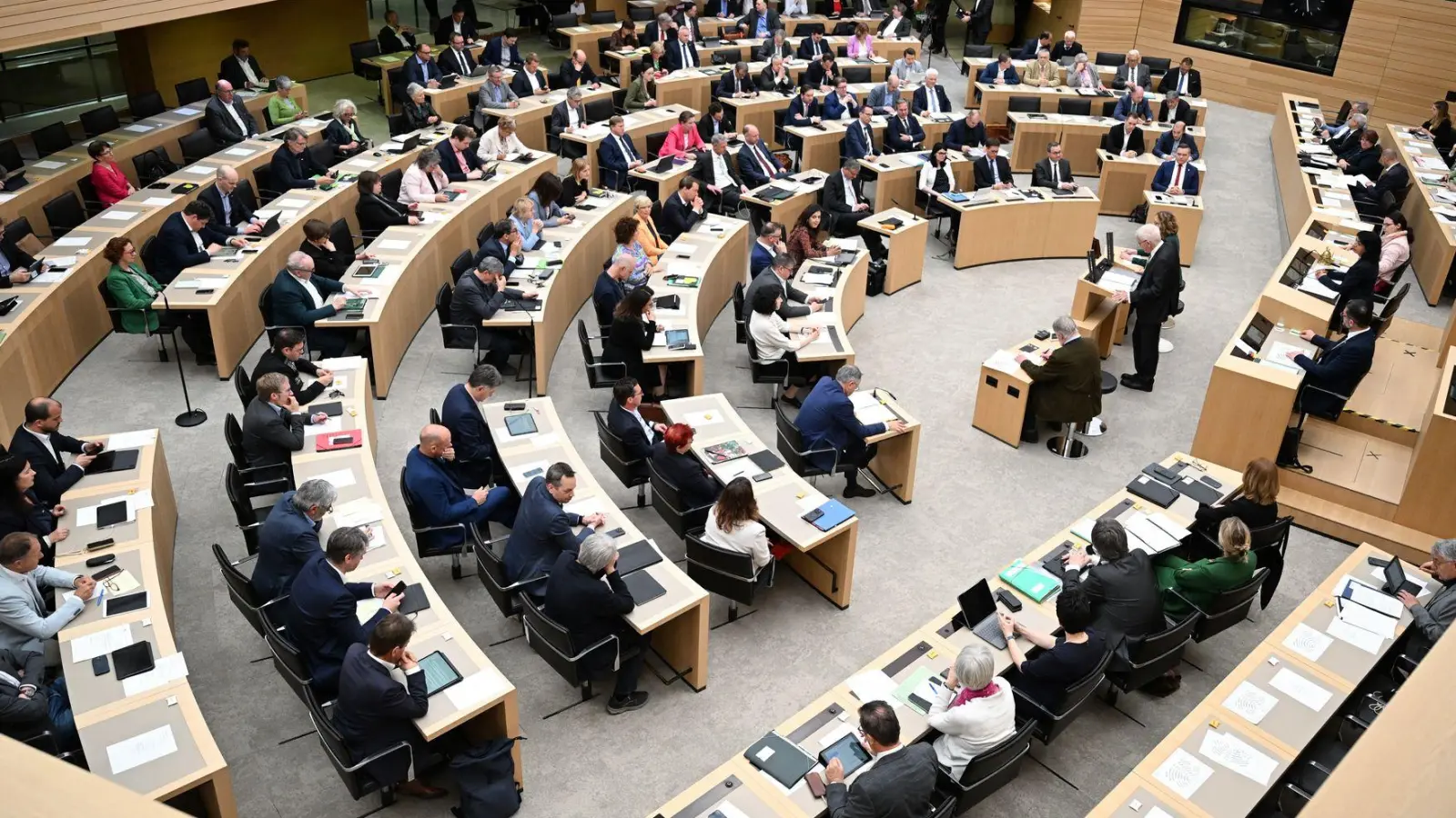 Der Landtag von Baden-Württemberg. (Foto: Bernd Weißbrod/dpa)