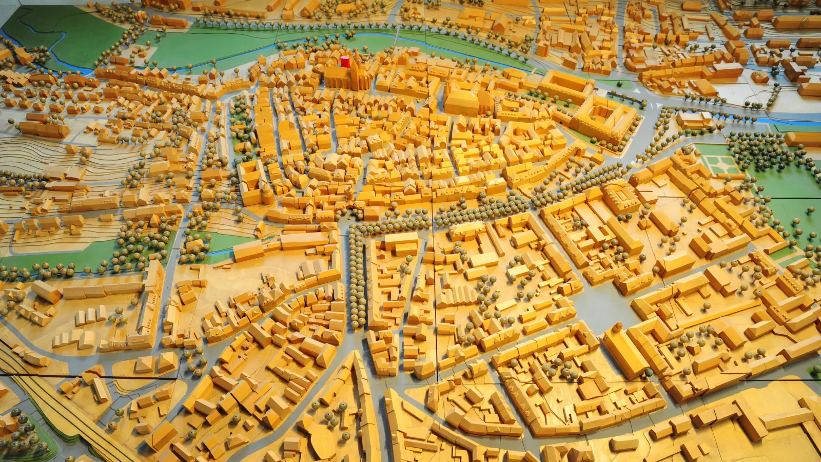 Im Markgrafenmuseum existiert bereits ein hölzernes Stadtmodell von Ansbach aus dem Jahr 1970. Dieses Modell wird in die neue Abteilung integriert. (Archivbild: Jim Albright)