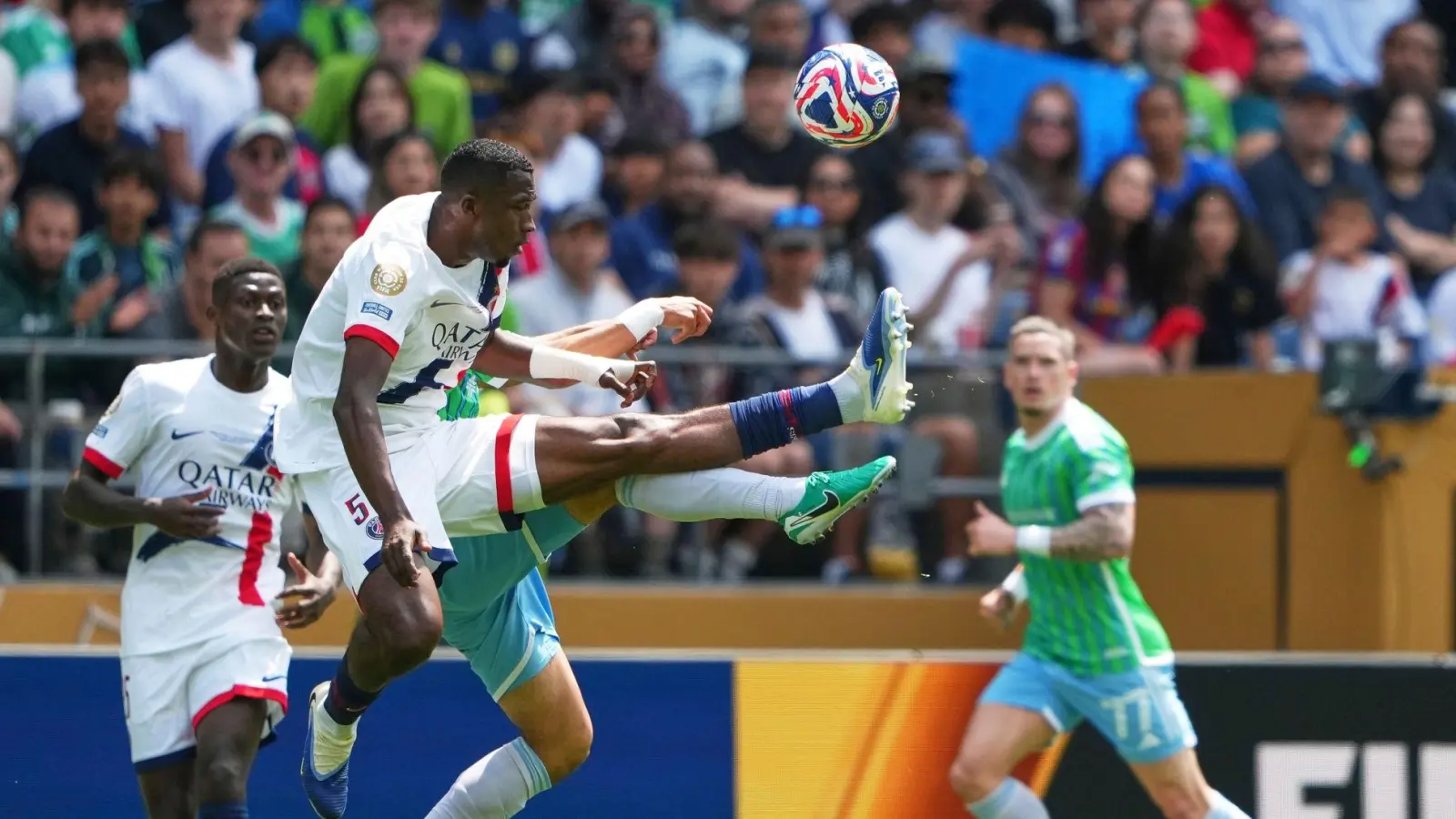 Paris Saint-Germain hat das Achtelfinale der Club-WM erreicht.  (Foto: Lindsey Wasson/AP/dpa)