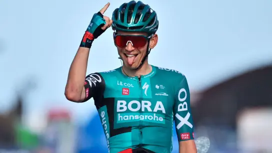 Holt sich bei der 4. Etappe des Giro d’Italia den Sieg: Lennard Kämna. (Foto: Massimo Paolone/LaPresse/AP/dpa)