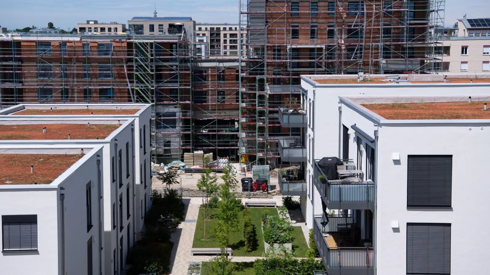 Der Wohnungsbau in Deutschland steckt in der Krise. (Foto: Sven Hoppe/dpa)