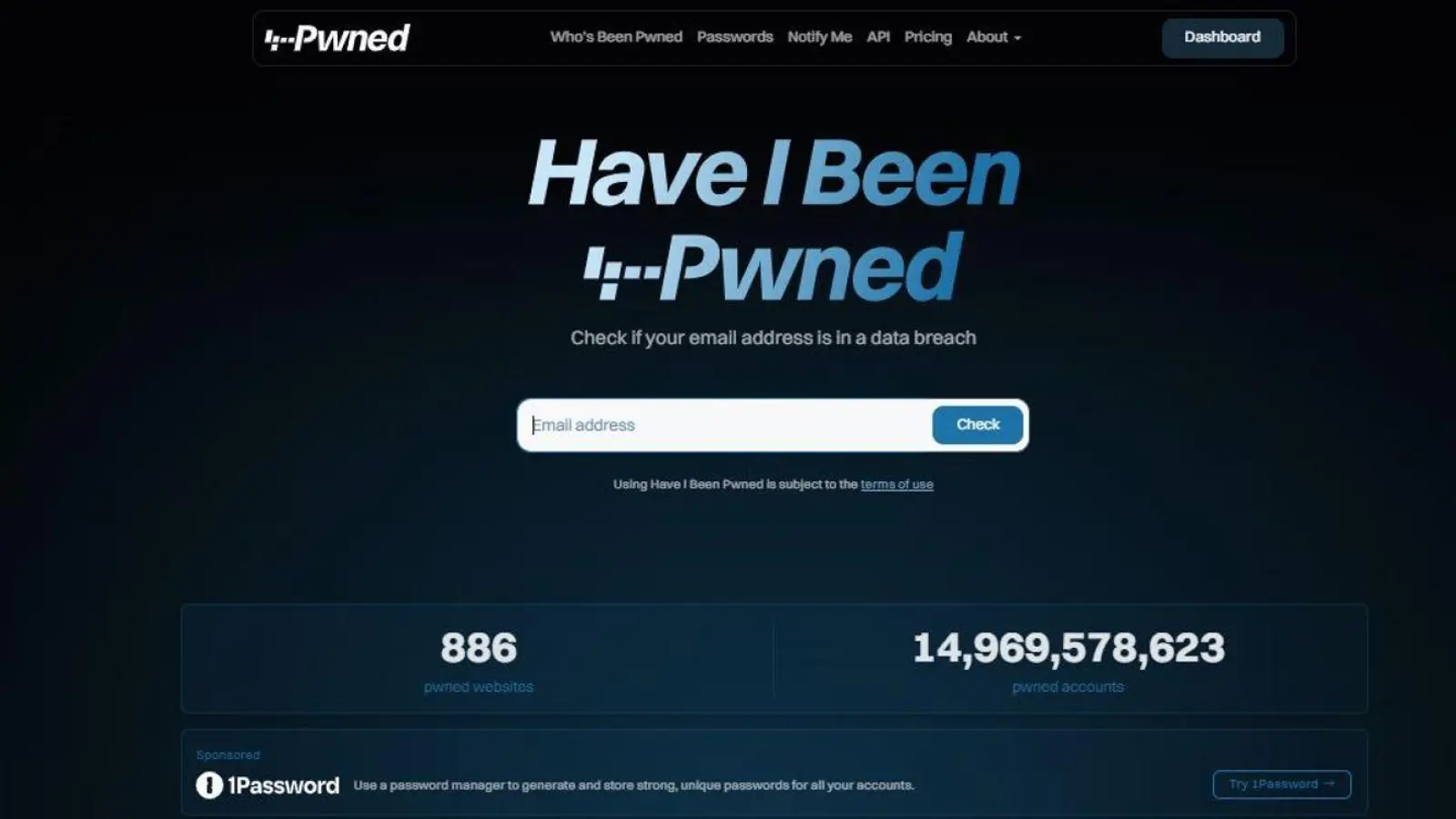 „Haveibeenpwned.com“ hat einen neuen Look und neue Funktionen bekommen - das Grundprinzip ist aber das alte geblieben: zum Prüfen einfach die eigene E-Mail-Adresse eingeben. (Foto: Haveibeenpwned.com/dpa-tmn)