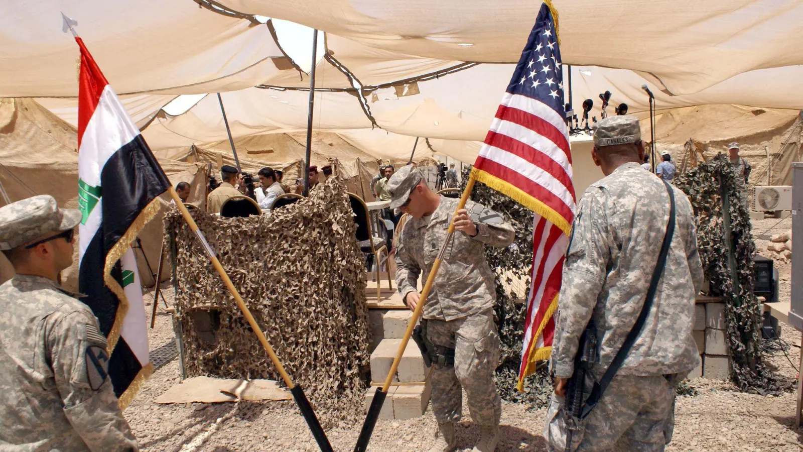 Der US-Truppenabzug wurde bereits 2024 beschlossen. (Archivbild) (Foto: Haider Al-Assadee/EPA/dpa)