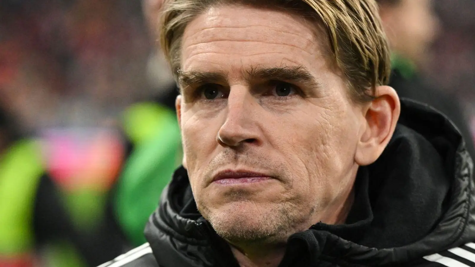 Sportdirektor Christoph Freund kritisiert den Auftritt der Bayern gegen Werder. (Foto: Sven Hoppe/dpa/Archivbild)