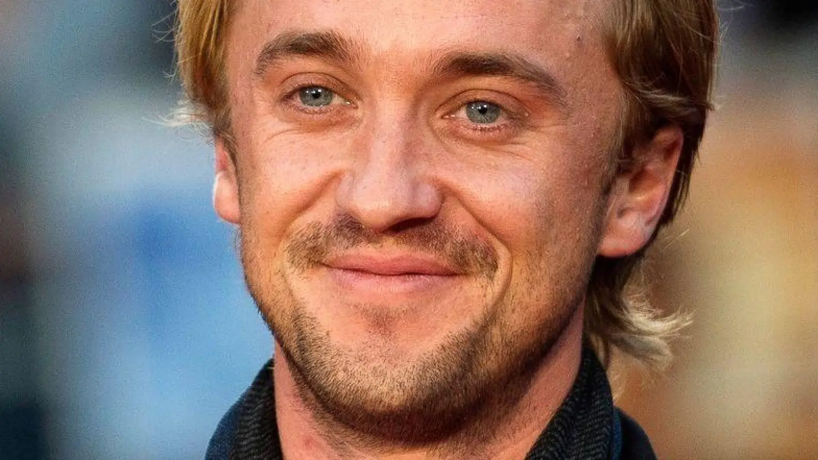 Als Draco mit platinblondem Haar - privat auch ohne (Foto: Will Oliver/EPA/dpa)