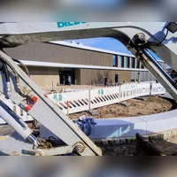Seit Mitte September ist das M-Gebäude der Realschule Heilsbronn bezogen. Auch nach der Einweihung sind noch Restarbeiten zu erledigen. (Foto: Eckard Dürr)