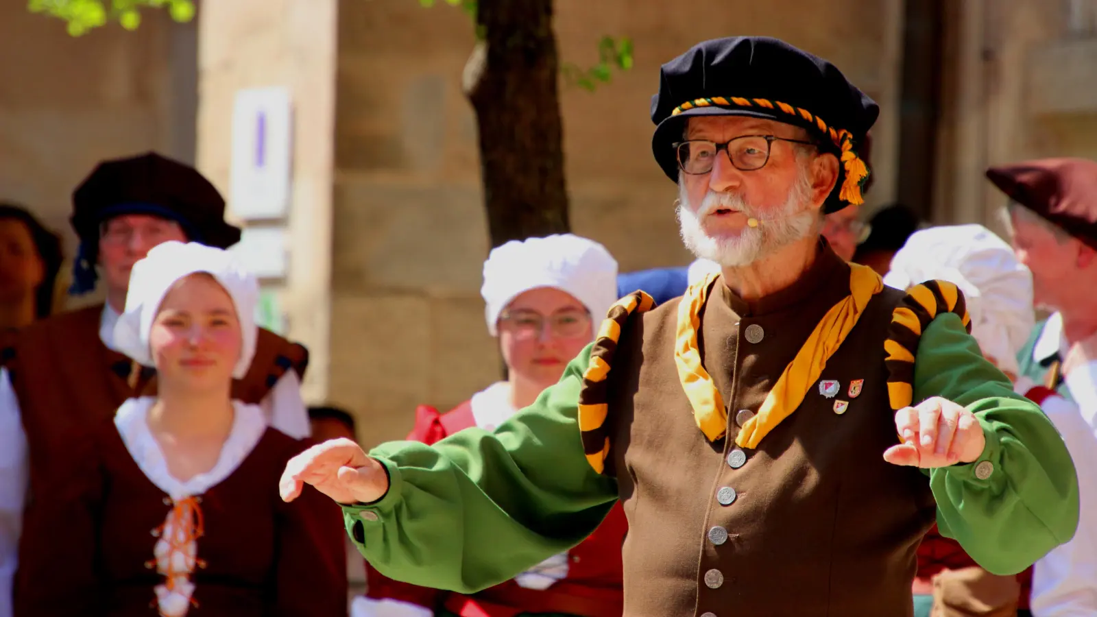 Der historische Wagnertanz in Bad Windsheim 2023. (Foto: Frank Wiemer)