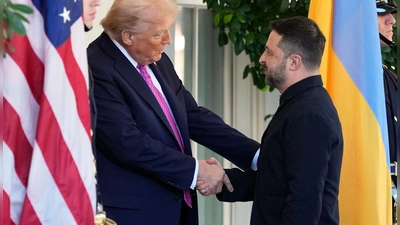 Zuletzt sprachen Trump und Selenskyj im Oktober miteinander. (Archivbild) (Foto: Alex Brandon/AP/dpa)