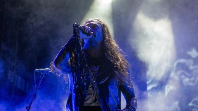 Die Band Amorphis am zweiten Tag auf der Main Stage am Summer Breeze Open Air 2026. (Foto: Evi Lemberger)