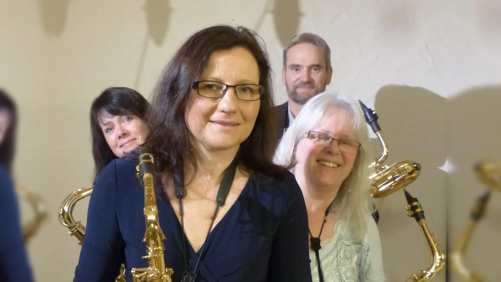 Die Band Four Sax umrahmt die Segnungs-Veranstaltung in Neustadt. Diese wird bei schönem Wetter im Innenhof des Gemeindezentrums mit Bierbänken in lockerer Atmosphäre stattfinden. (Foto: Klaus Langhammer)
